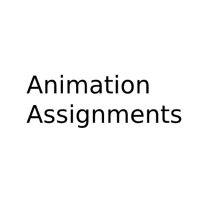 animation-assignments